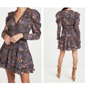 Ulla Johnson
Julie Cotton Mini In Jet Size Us 2 Cocktail Dress